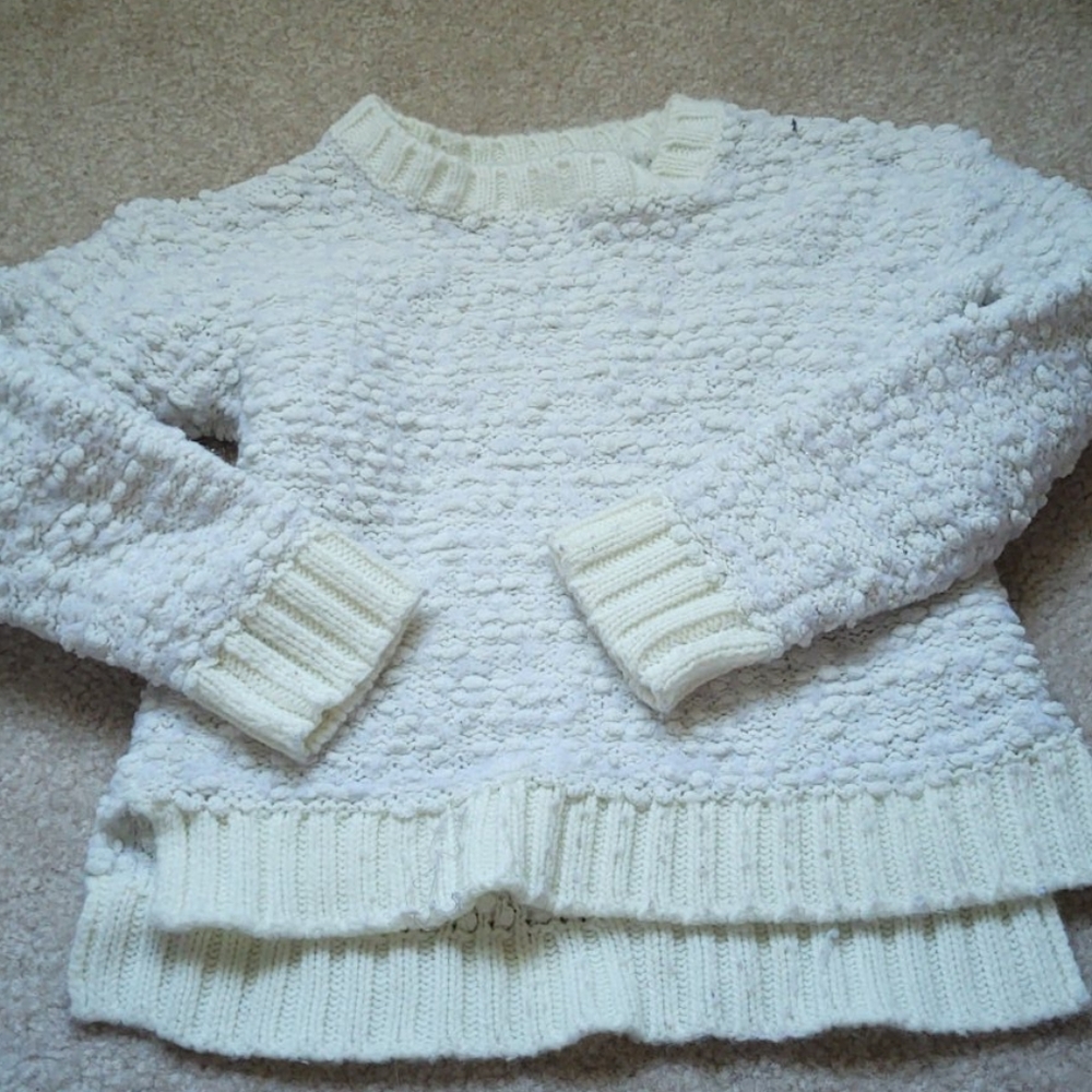 Cream girls sweater